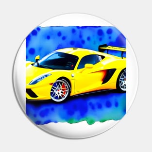 Sport car Pin