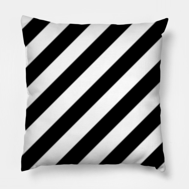 Black And White Narrow Stripes Stripe Pillow Teepublic