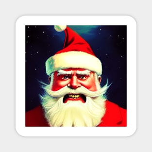 Angry Santa Claus Magnet