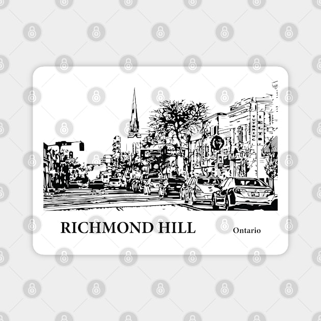 Richmond Hill Ontario Magnet by Lakeric