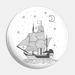 night at sea Pin