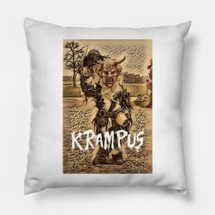 Christmas Krampus Apparel Pillow