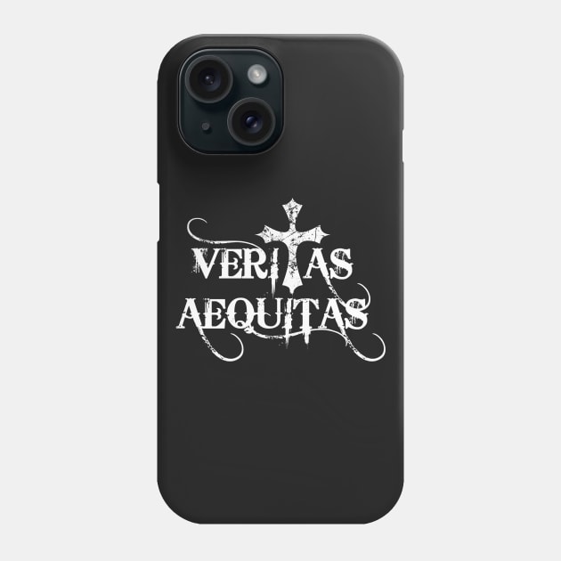 Veritas Aequitas (truth and justice) Phone Case by Artizan