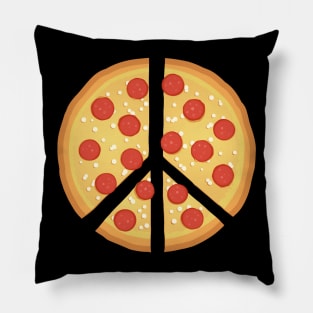 Pizza = peace Pillow