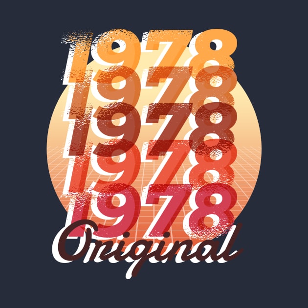 1978 birthday RETRO QUOTE LETTERING vintage birthday by Midoart