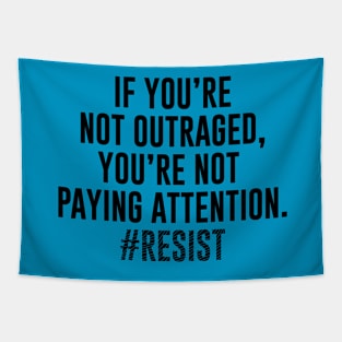 outraged resist Tapestry