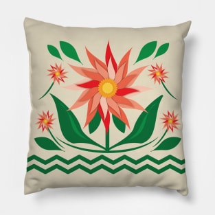 Pinwheel Flowers Pillow