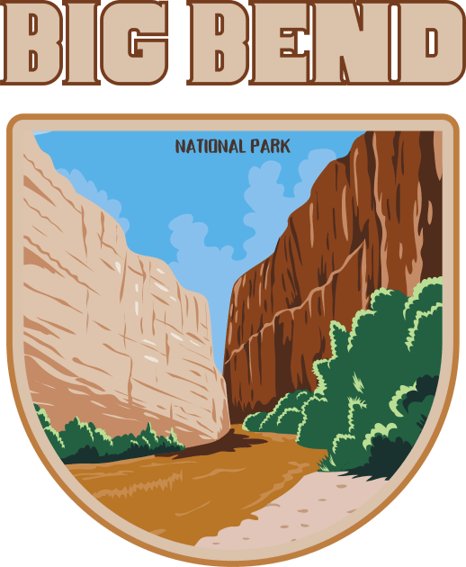 Big Bend National Park Texas Kids T-Shirt by soulfulprintss8