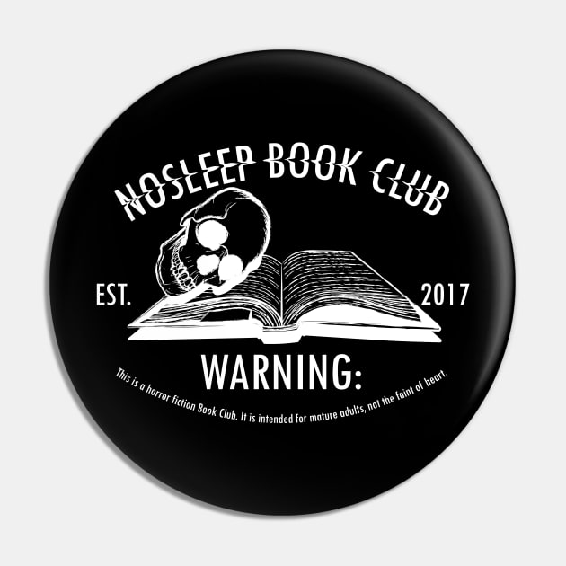 No Sleep Podcast Book Club Pin by Desdymona
