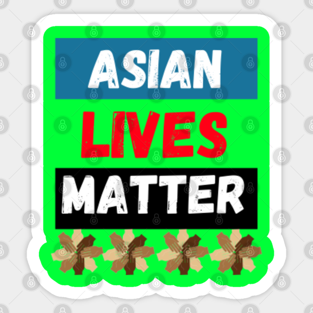 black asian solidarity Stop AAPI Hate - Stop Aapi Hate - Sticker