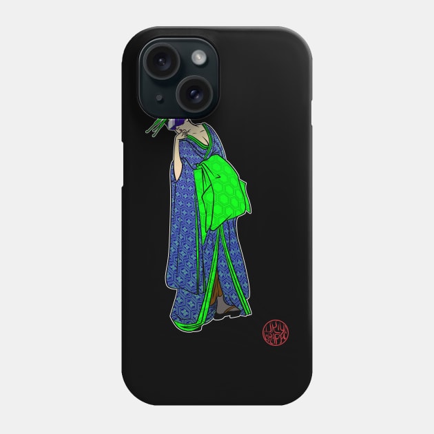 Bijinga - virtual reality portrait Phone Case by Ukiyograph