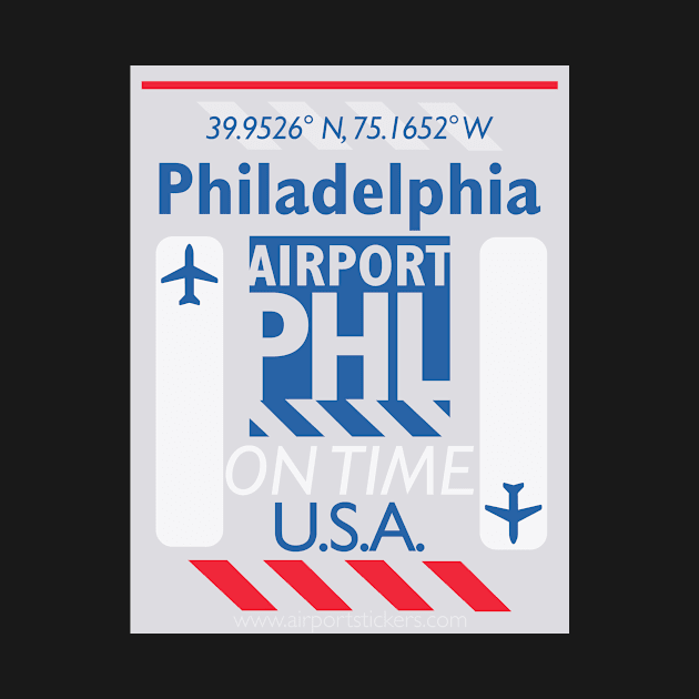 PHL Philadelphia airport code 27092021 design by Woohoo