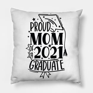 Graduation Family Shirts, Proud Family of a 2021 Graduate Pillow