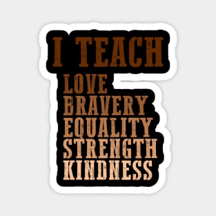 Celebrate Black History Month I Teach Black History Teacher Magnet