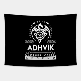 Adhvik Name T Shirt - Another Celtic Legend Adhvik Dragon Gift Item Tapestry