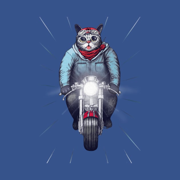 Cat Bikers by Elefunk