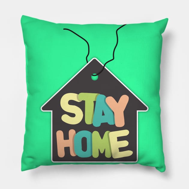 Avoid Large Social Gatherings Pillow by Artistic Design