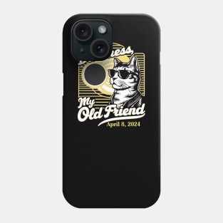 Hello Darkness My Old Friend - Cool Cat Phone Case