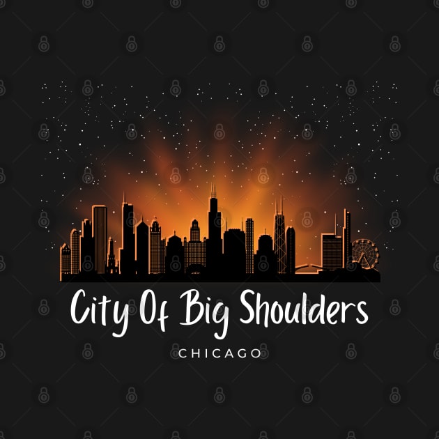 City Of Big Shoulders by Kenny The Bartender's Tee Emporium