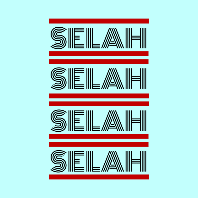 Selah | Christian Typography by All Things Gospel