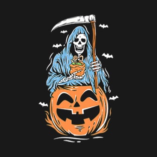 Grim Reaper Pumpkin T-Shirt