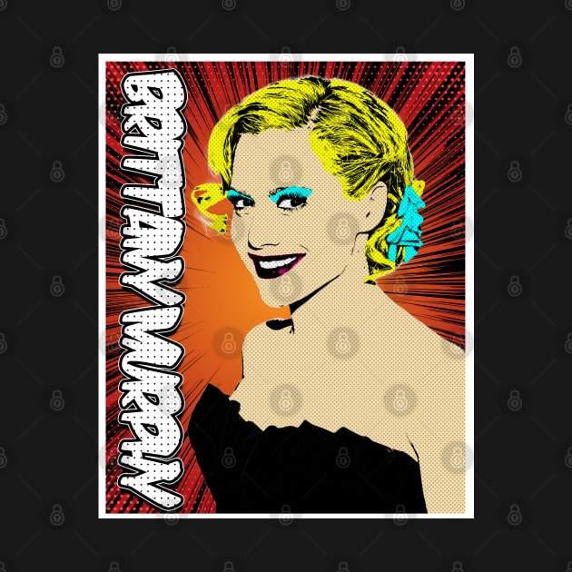 Brittany Murphy Pop Art Design by Flasher