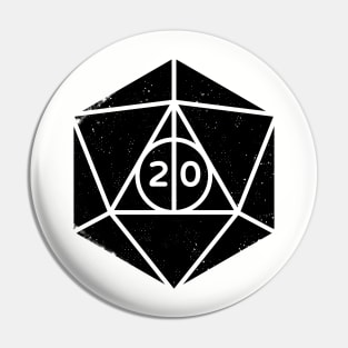 This is my deathly dice Pin