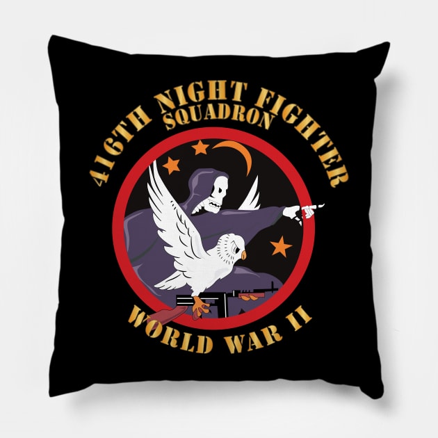 AAC - 416th Night Fighter Squadron - WWII X 300 Pillow by twix123844