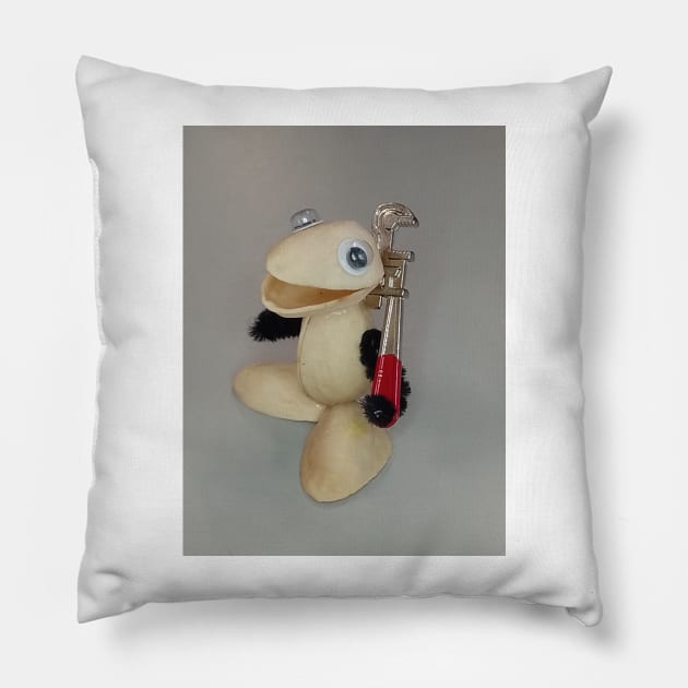 Plumber Pillow by Colin-Bentham