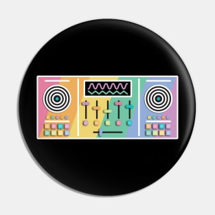 Rainbow DJ digital turntables Pin