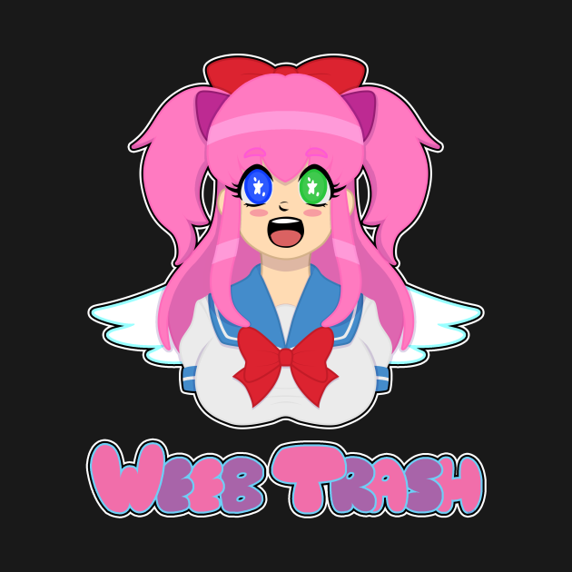 Weeb Trash Kawaii T Shirt Teepublic