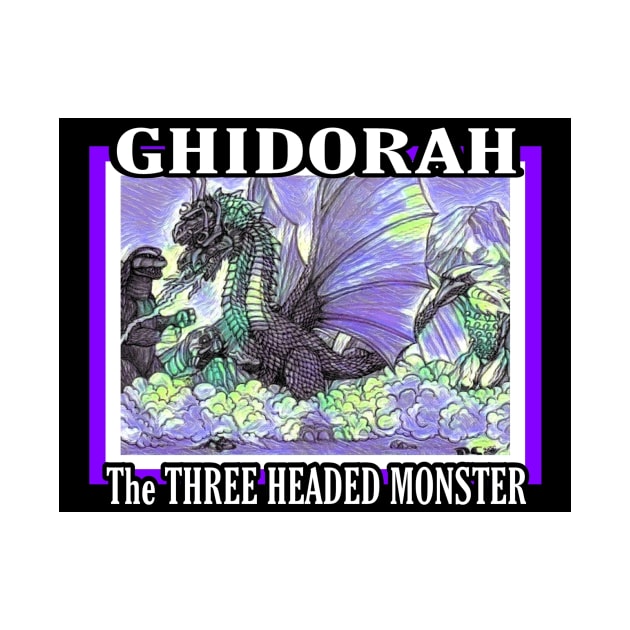 GHIDORAH THE THREE HEADED MONSTER by Robzilla2000