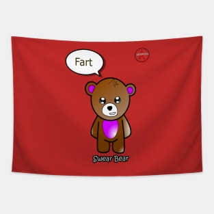 Geek Girl - SwearBear - Fart Tapestry