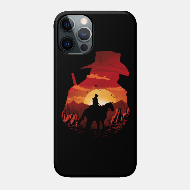 Red Sunset - Red Dead Redemption 2 - Phone Case