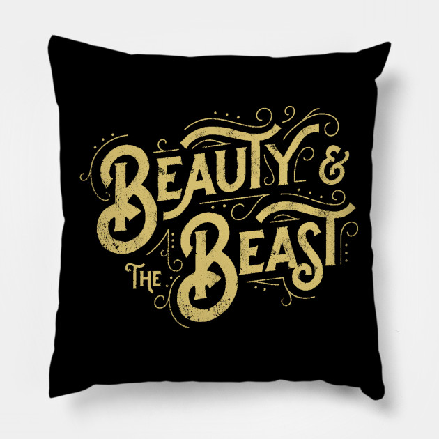 Beauty And The Beast Vintage Typography Beauty And The Beast