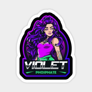 VioletPhosphate Logo Magnet