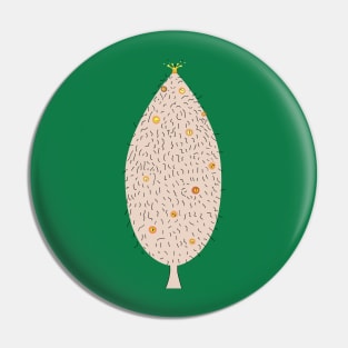 Hairy Christmas tree Pin