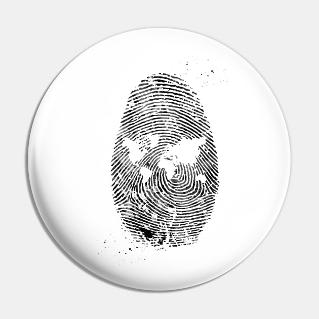 Fingerprint Pin by erzebeth