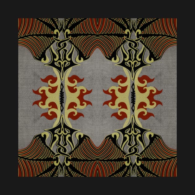 Ornate Kaleidoscope based on Crimson Defiance (Seamless) 18 by Swabcraft