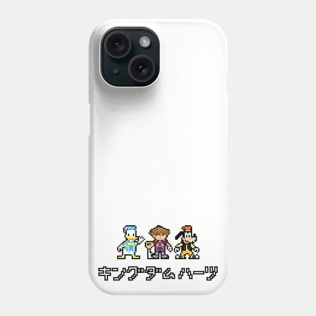 Kingdom Hearts Kanji 8-Bit Pixel Art Phone Case by StebopDesigns