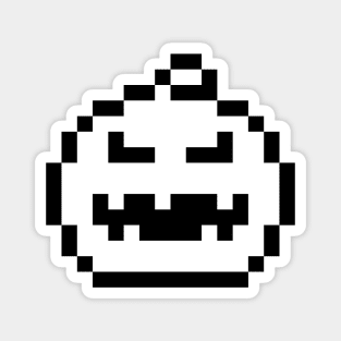 Halloween pumpkin pixel art Magnet