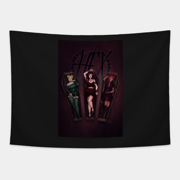 Bad Dreams, Sisters Tapestry by terasart