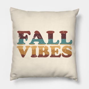 Vintage Fall vibes, autumn retro Pillow