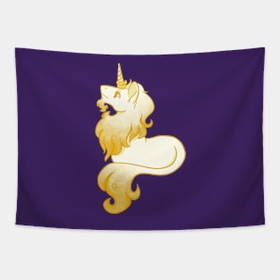 Golden Unicorn Tapestry