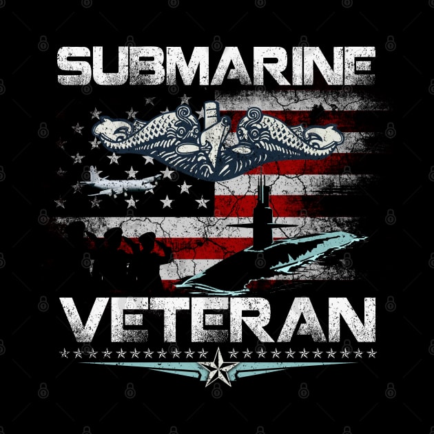 Submarine Veteran Shirt For Submariner - Gift for Veterans Day 4th of July or Patriotic Memorial Day by Oscar N Sims