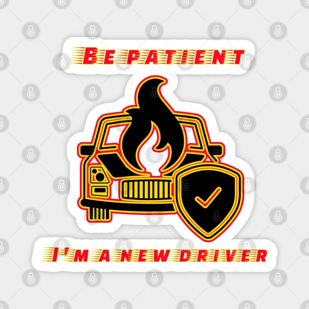 I'm a new driver Magnet by LegnaArt