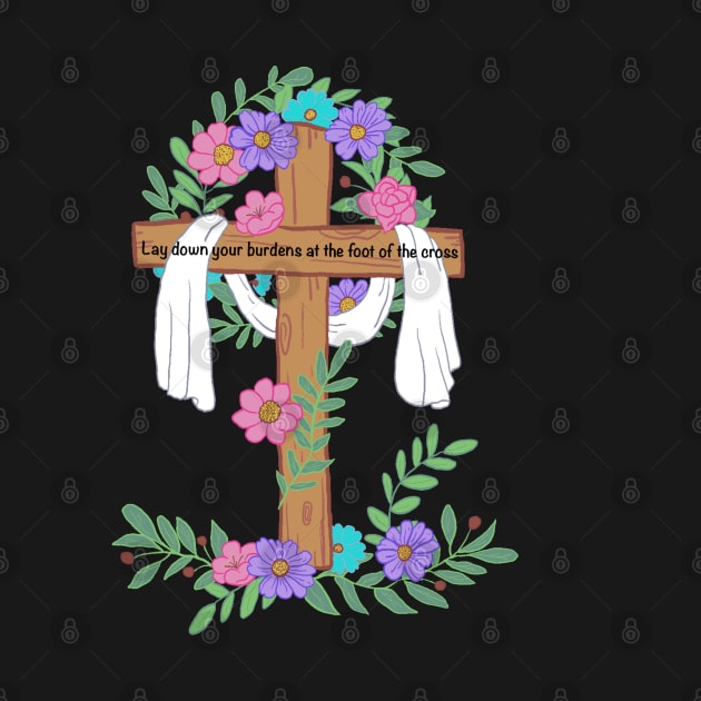 Floral Cross by Clair's Escape