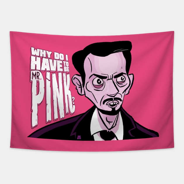 Mr, Pink Tapestry by xaq