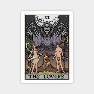 The Lovers Tarot Card Terror Tarot Edition Magnet