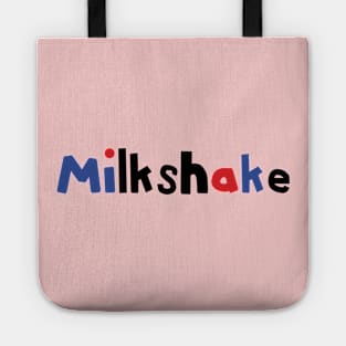 Typography Milkshake Tote